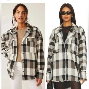 Free people Izzie Cargo Shirt/Shacket